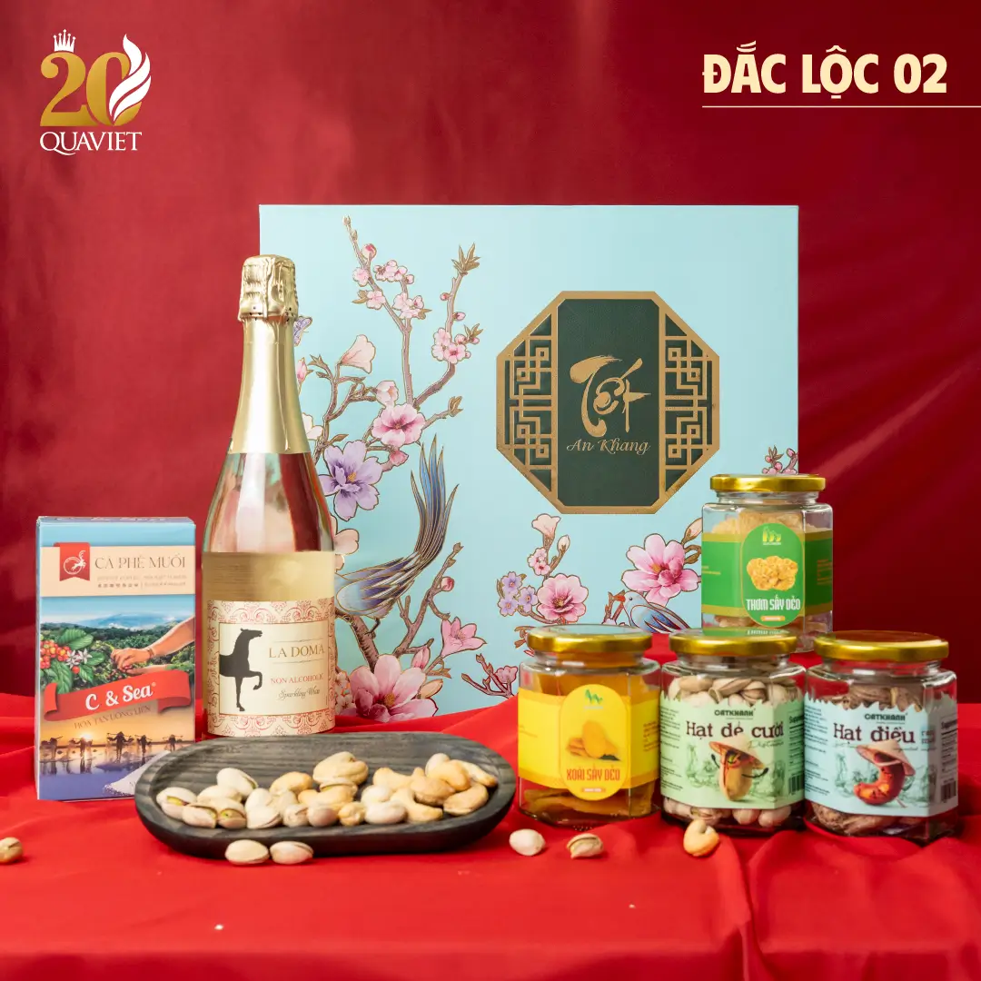 HỘP QUÀ TẾT ĐẮC LỘC 02